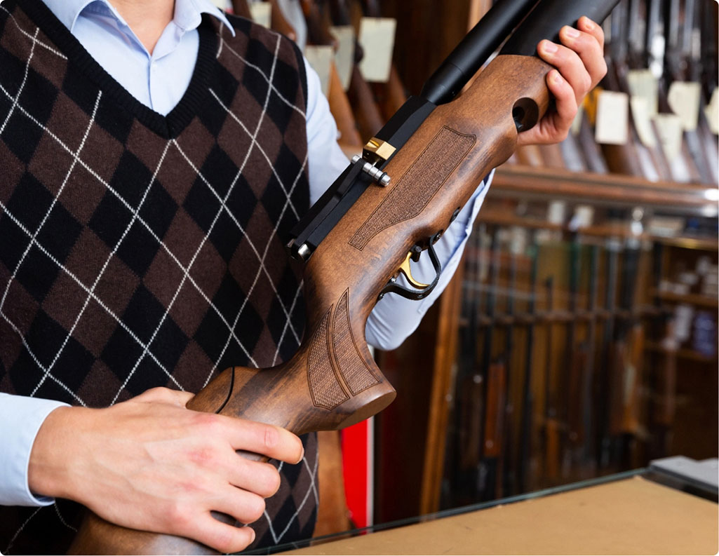 Showing air gun