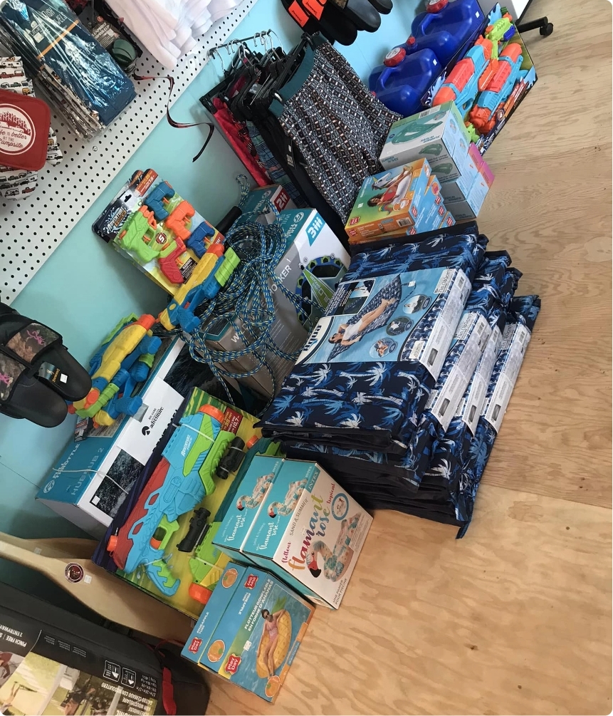 Beach supplies