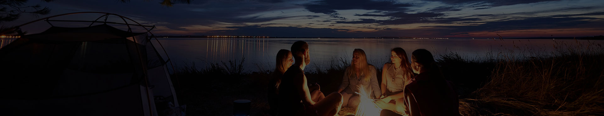 Camping banner
