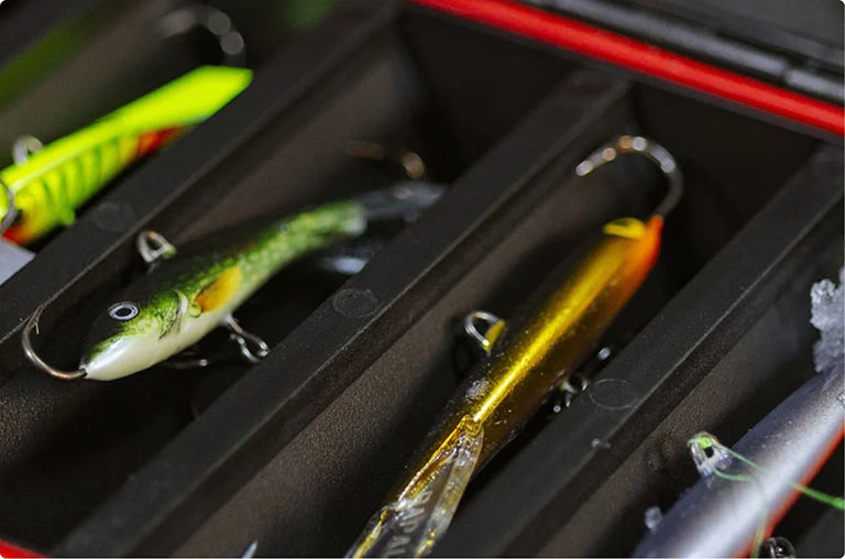 Fishing baits box